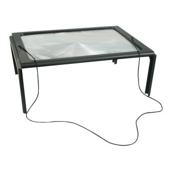 1.5x Full Sheet Magnifier with Folding Stand