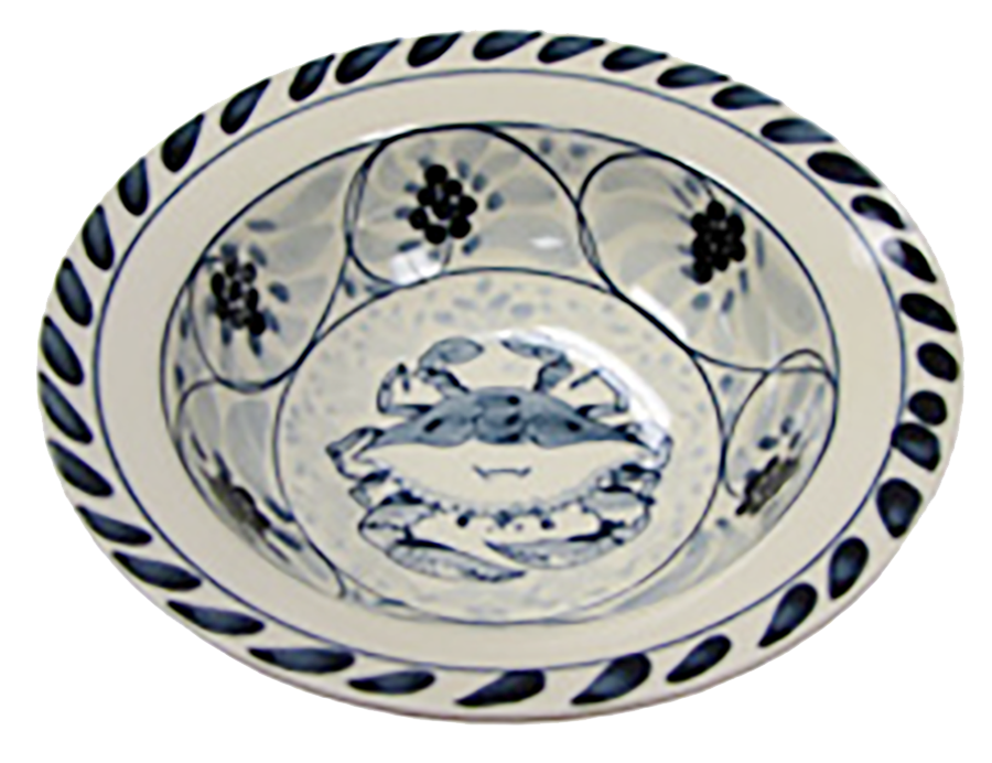 Blue Crab Cereal Bowl