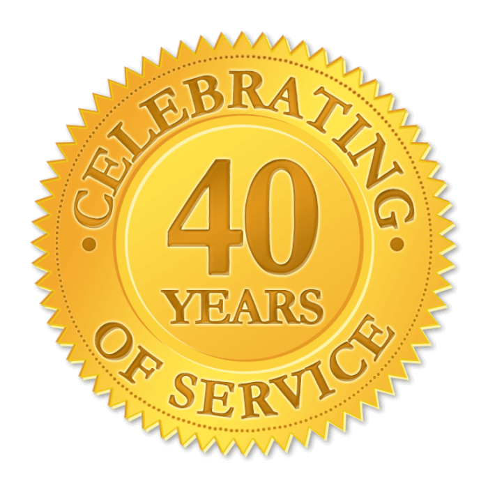 40 Years of Service