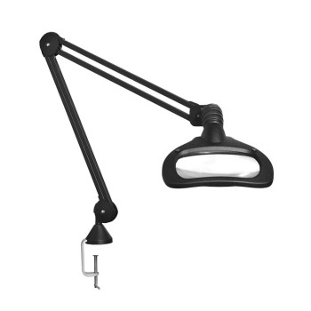 WAVE LED- ESD Magnifier- 30in Arm- 3.5D- Clamp- Black