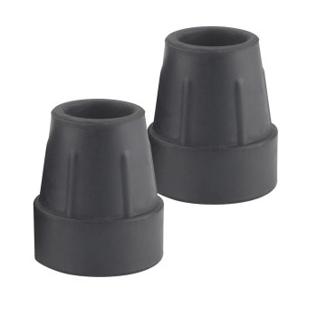 Cane Tips- 1-inch Diameter- Black Cane Tips- 1-inch Diameter- Black