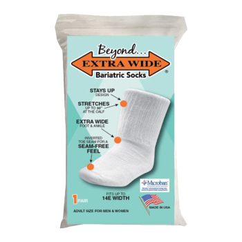 Bariatric Socks  - stretches up to 30 inches at the calf
