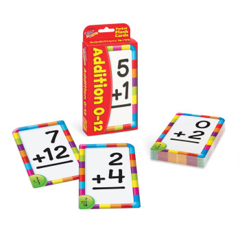 Low Vision Addition 0-12 Pocket Flash Cards