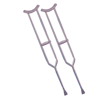 Heavy Duty Steel Crutch, Adult