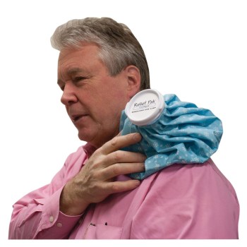 Relief Pak English Ice Cap Reusable Ice Bag- 9-in Diameter