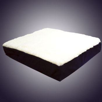 Gel Wheelchair Cushion with Fleece Top