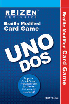 Uno Dos Braille Card Game