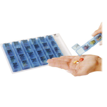 One Day at a Time Weekly Medication Organizer - Large One Day at a Time Weekly Medication Organizer - Large