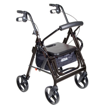 Drive Duet Transport Chair and Rollator - Black Drive Duet Transport Chair and Rollator - Black
