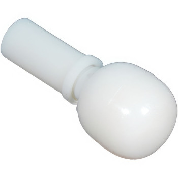 Bulldog Rolling Cane Tip - 1-2 inches White