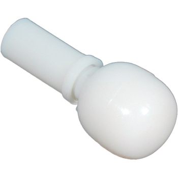 Bulldog Rolling Cane Tip - 5-8 inch White