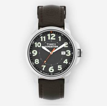 TIMEX Expedition Metal Field 40mm Leather Strap Watch