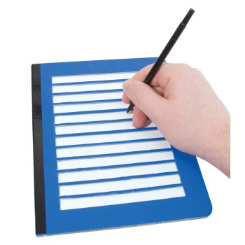 Fold-Over Low Vision Note Writing Frame Fold-Over Low Vision Note Writing Frame