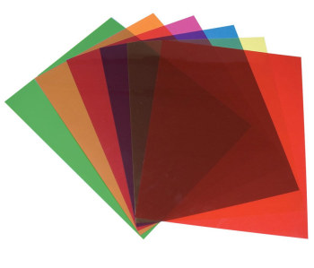 Tinted Plastic Reading Sheets, Set of 5 Tinted Plastic Reading Sheets, Set of 5