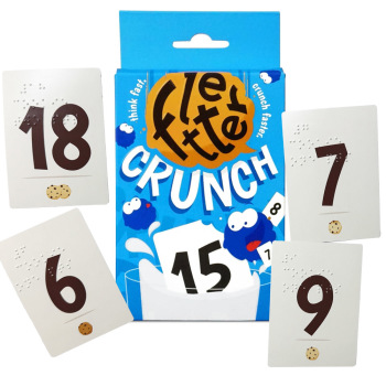 Modified Braille Fletter Crunch Card Game -110 Cards