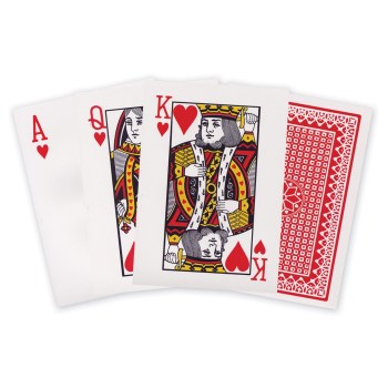 Super Jumbo Playing Cards- 8.25 in. x 11.75 in. cards