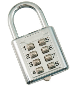 Tactile Push-Button Padlock