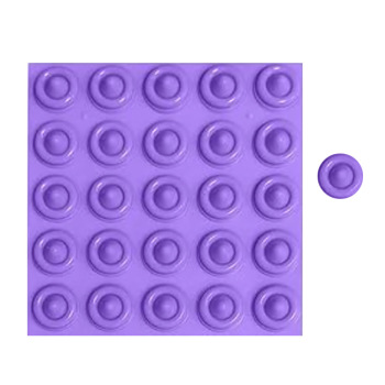 Bump Dots Capsules Braille Stickers 25pcs - Purple