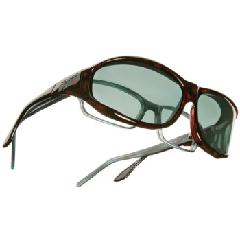 Vistana OveRx Sunglasses- Tortoise with Gray Lens- Medium