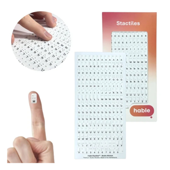 Stactiles - Tactile Stickers - Premium Tiny Braille Stickers