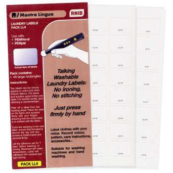 PenFriend Audio Laundry Label- Pack 4- 48-pack