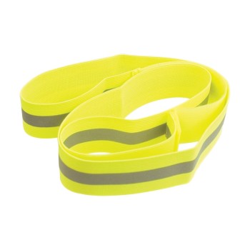 Wheelchair Safety Wrap- Fluorescent Yellow- Silver Stripe