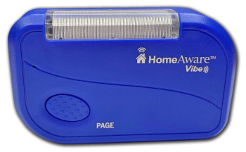 The HomeAware Vibe Personal Alert Page with Help Button