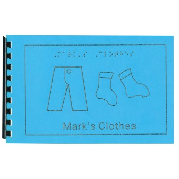 Childrens Braille Book - Clothes