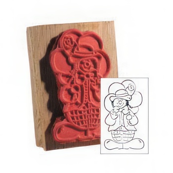 Clown Stamp Clown Stamp