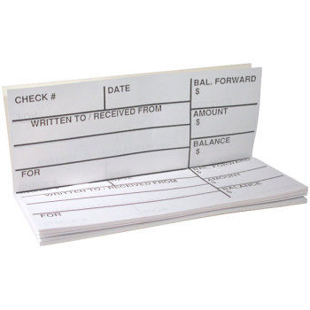 Large Print Check Register