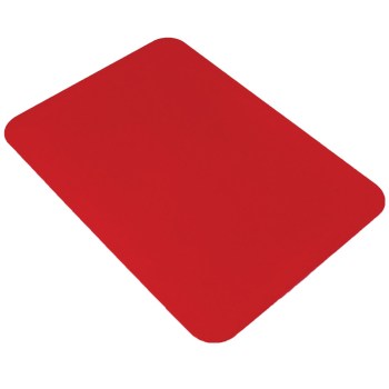 Tenura Non-Slip Rectangular Table Mat- Red
