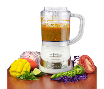 3-Cup Food Processor-White