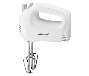 5-Speed Hand Mixer- White