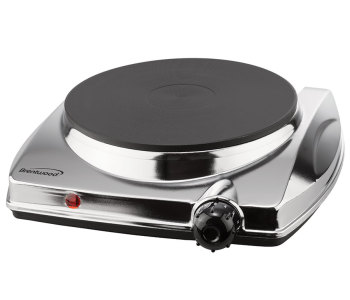 1000w Electric Single Hotplate- Chrome