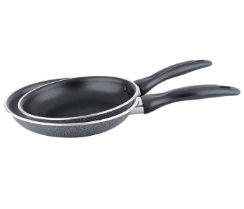 2-Piece Fry Pan Set- Black 2-Piece Fry Pan Set- Black