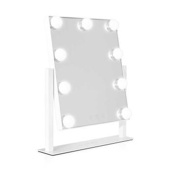 ZADRO HOLLYWOOD LED LIGHTED VANITY MIRROR-White ZADRO HOLLYWOOD LED LIGHTED VANITY MIRROR-White
