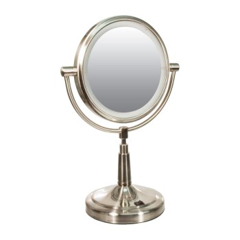 Zadro Cordless LED Lighted 5x-1x Vanity Mirror- Round