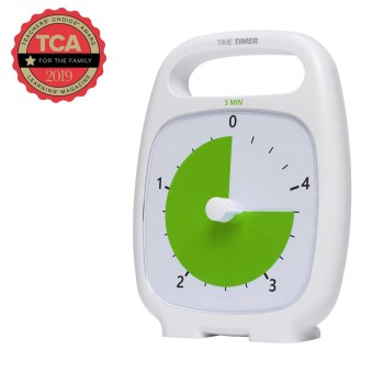 Time Timer Plus- 5 Minute- White