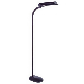 Ott-Lite WingShade 18-Watt Floor Lamp- Black