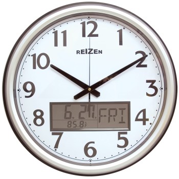 Low Vision Analog-LCD Wall Clock-Calendar-Thermometer Low Vision Analog-LCD Wall Clock-Calendar-Thermometer