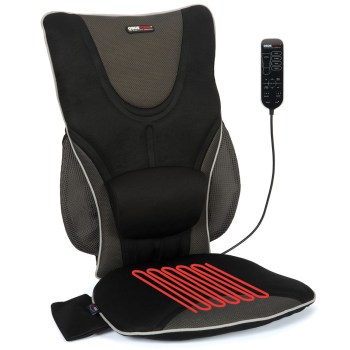 Back Support Drivers Seat Cushion with Lumbar Pad + Heat + Massage Back Support Drivers Seat Cushion with Lumbar Pad + Heat + Massage