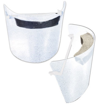 Safety Face Shield - Premium Durable Quality - Reusable