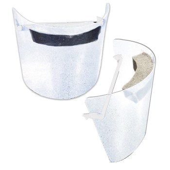 2 Pack Safety Face Shield - Premium Durable Quality - Reusable 2 Pack Safety Face Shield - Premium Durable Quality - Reusable