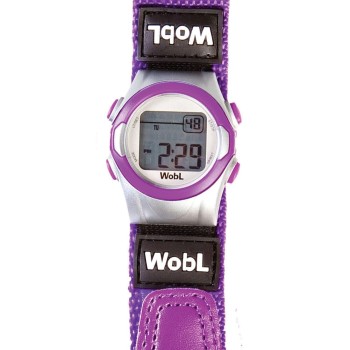 WobL 8-Alarm Vibrating Reminder Watch- Purple