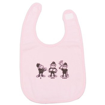 I Love Daddy Bib Pink I Love Daddy Bib Pink