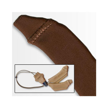 Ear Gear Cochlear Corded- Chocolate Brown