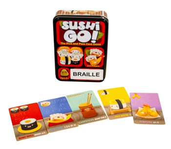 Sushi Go Braille Card Game