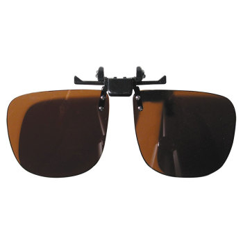 Noir Large Flip-Up Clip On Uv & Infrared 10 Percent Med Amber