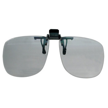 Noir Large Flip-Up Clip On Uv & Infrared 63 Percent Light Grey