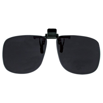 Noir Large Flip-Up Clip On Uv & Infrared 4 Percent Dark Grey